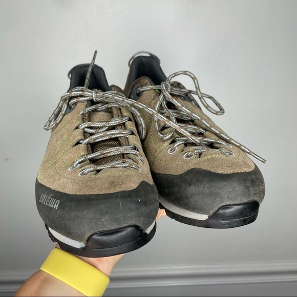 Salewa Mountain Trainer Laguna Bamboo Hiking Boot Sneaker Womens 7.5 - Picture 3 of 11